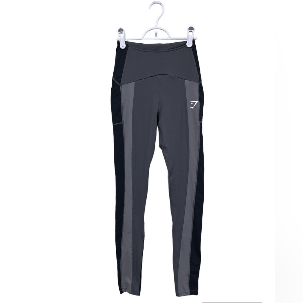 Gymshark Tonal Block Leggings Black / Gray